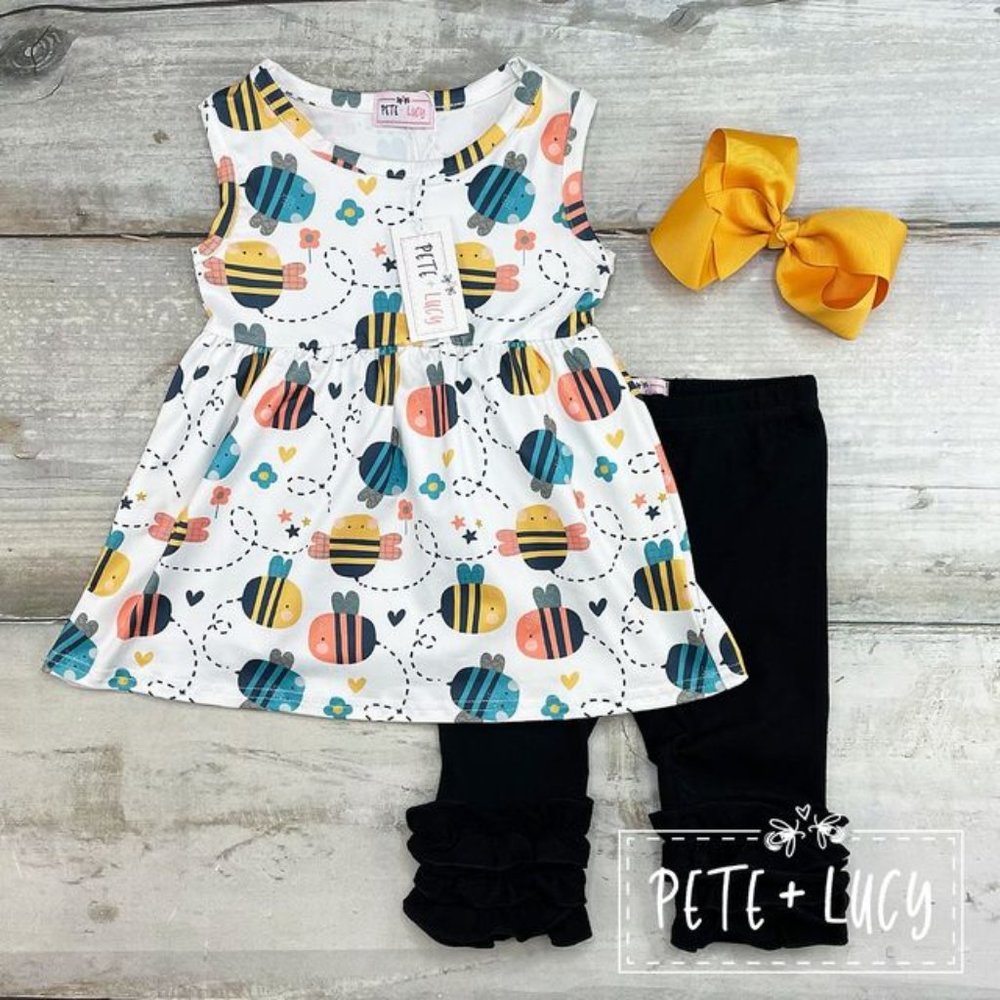 Buzzing Bees Capri Set